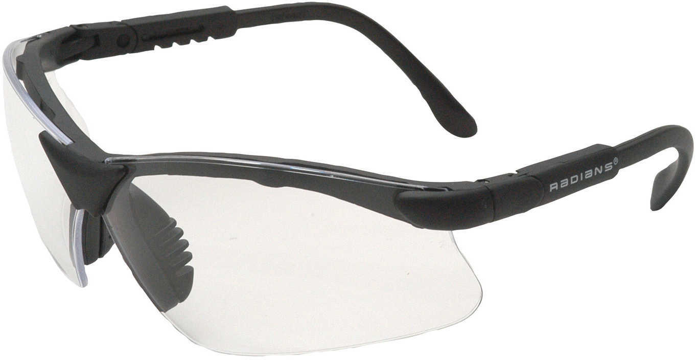 Radians Revelation Glasses Clear Lens, Black Frame RV0110CS