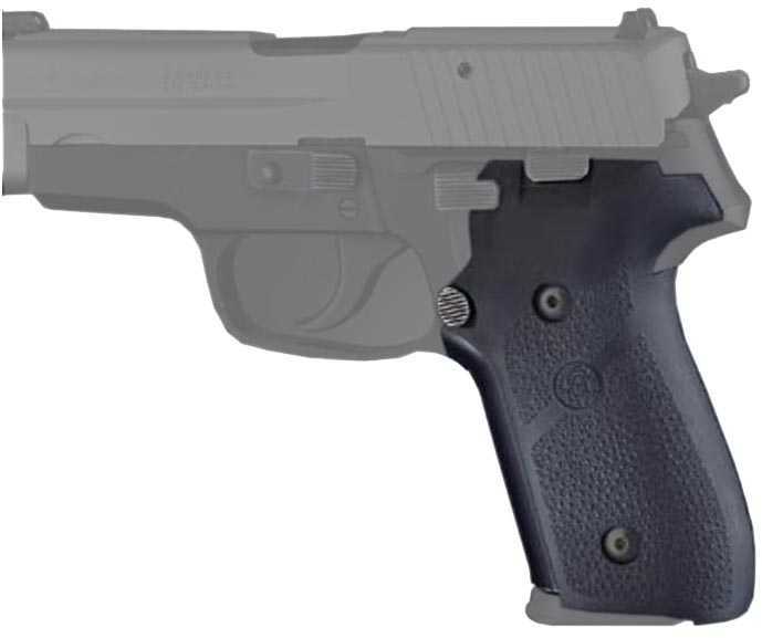 Hogue Grips Rubber Sig Sauer P226/229 No Finger Groves Black 28010