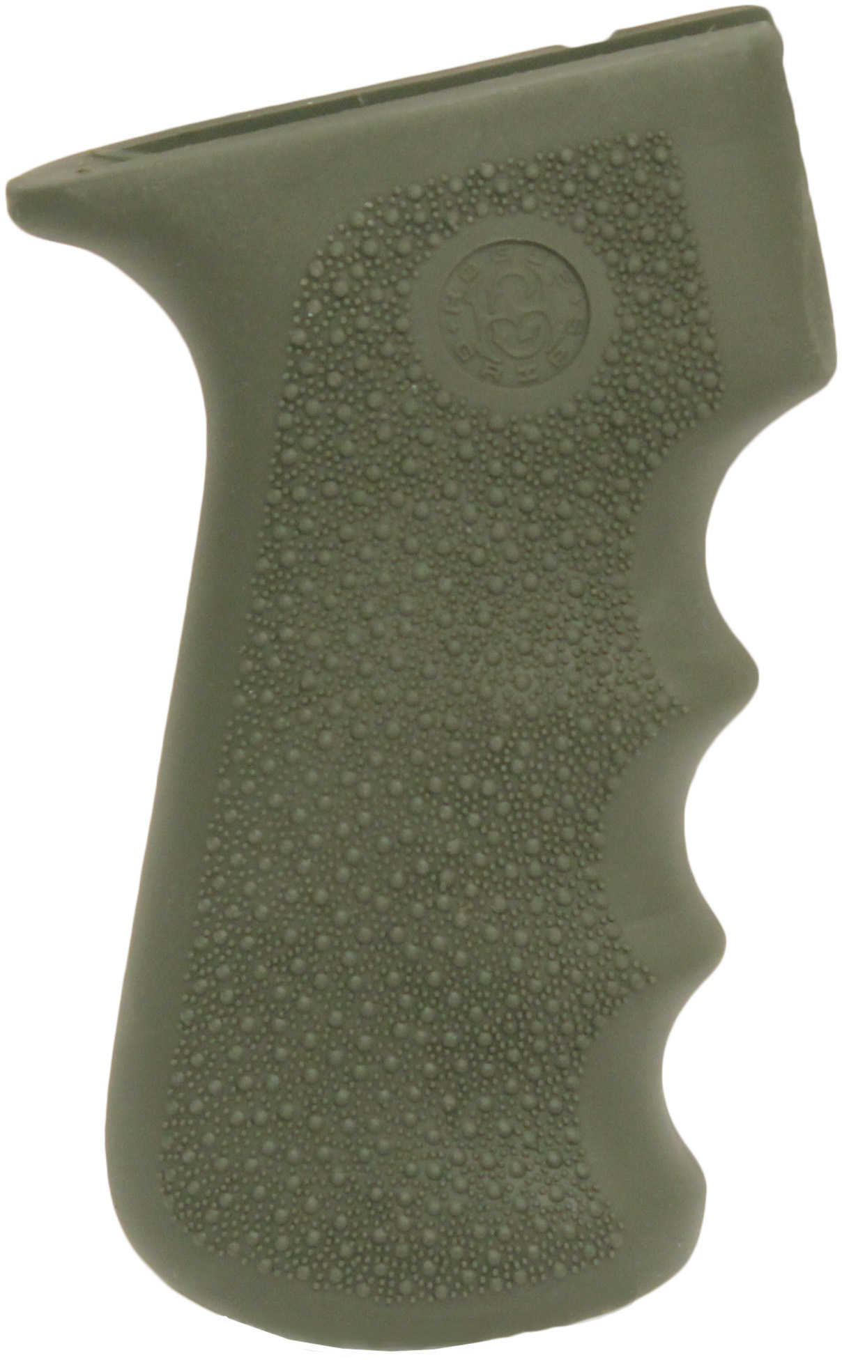 Hogue Grips Overmolded Rifle Fits AK-47/AK-74 Finger Grooves Rubber OD Green 74001