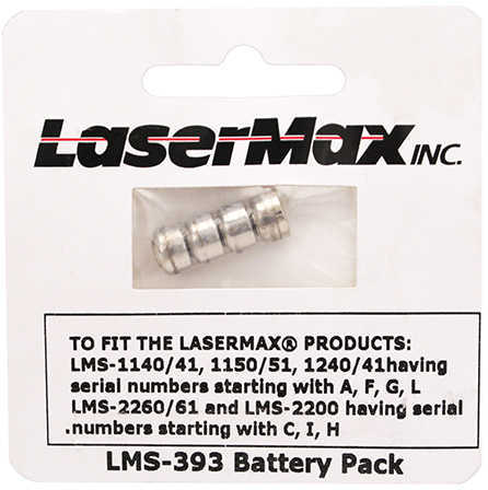 LaserMax Battery For Old Style for Glock/SIG Lasers LMS-393