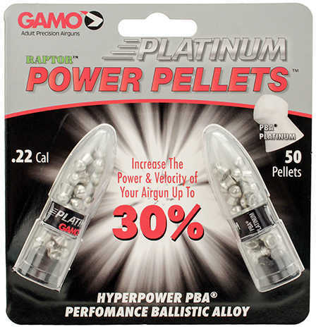 Gamo PBA Platinum Pellets 22PEL Black Blister Card 50/Pack 632265554-img-1