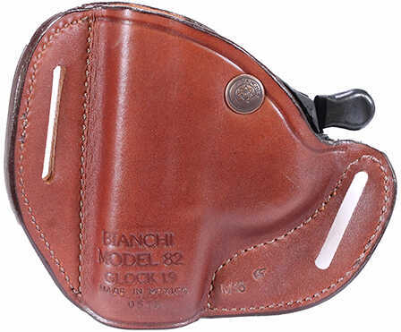 Bianchi 82 CarryLok Belt Holster Right Hand Tan Glk 19, 23 Leather 22150