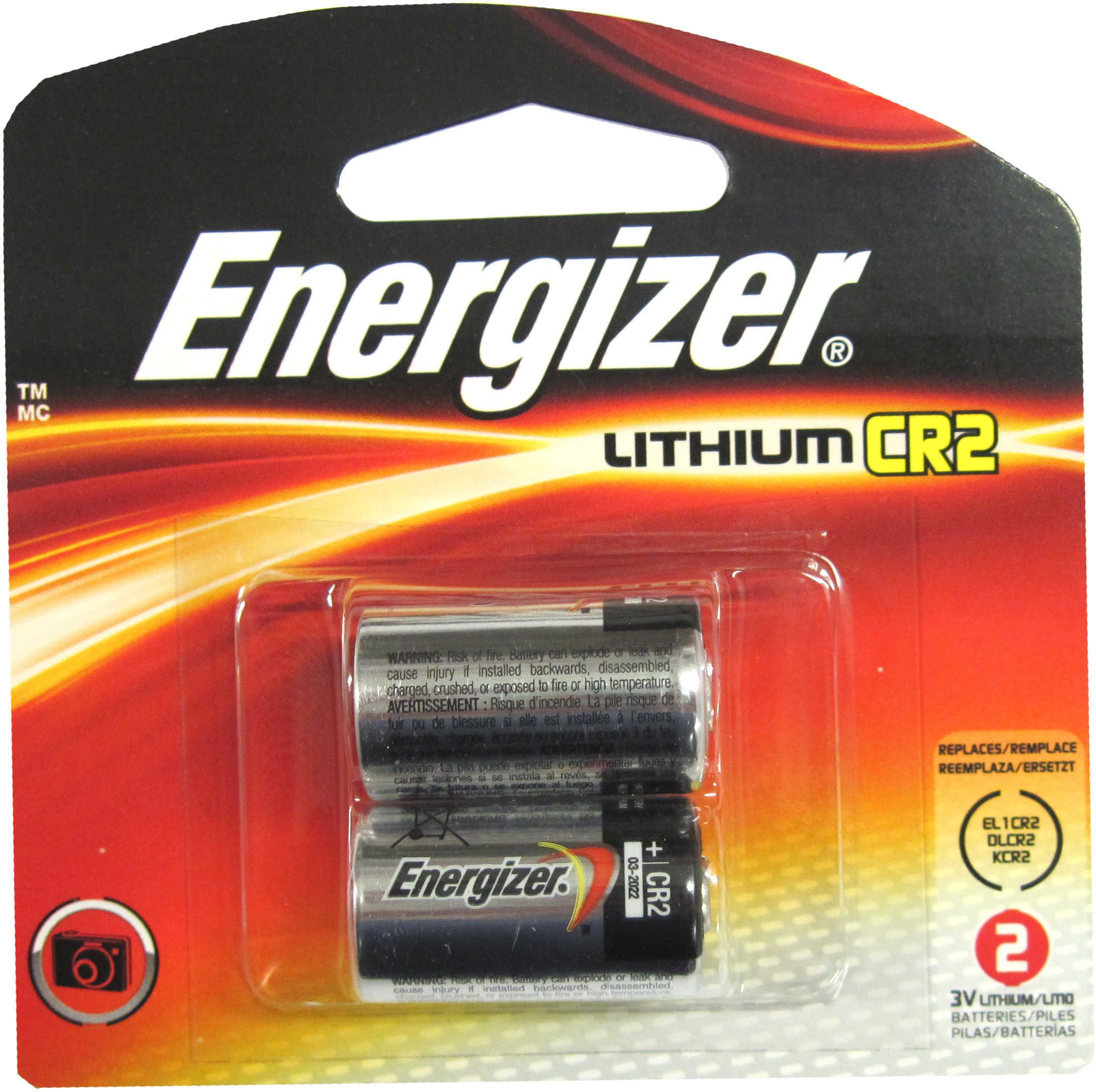 Energizer CR2 Lithium (Per 2) EL1CR2BP2