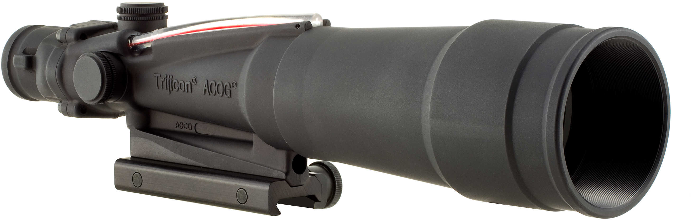 Trijicon ACOG Rifle Scope 5.5X 50 Red Chevron .223 Flttp Matte Flattop Adapter BAC Ta55