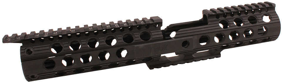 Troy Industries BattleRail Delta Rail Black No Gunsmithing Required, Two Built-In QD Mounts, Allows Use Of Existing SRAI-DLT-CXBT-00