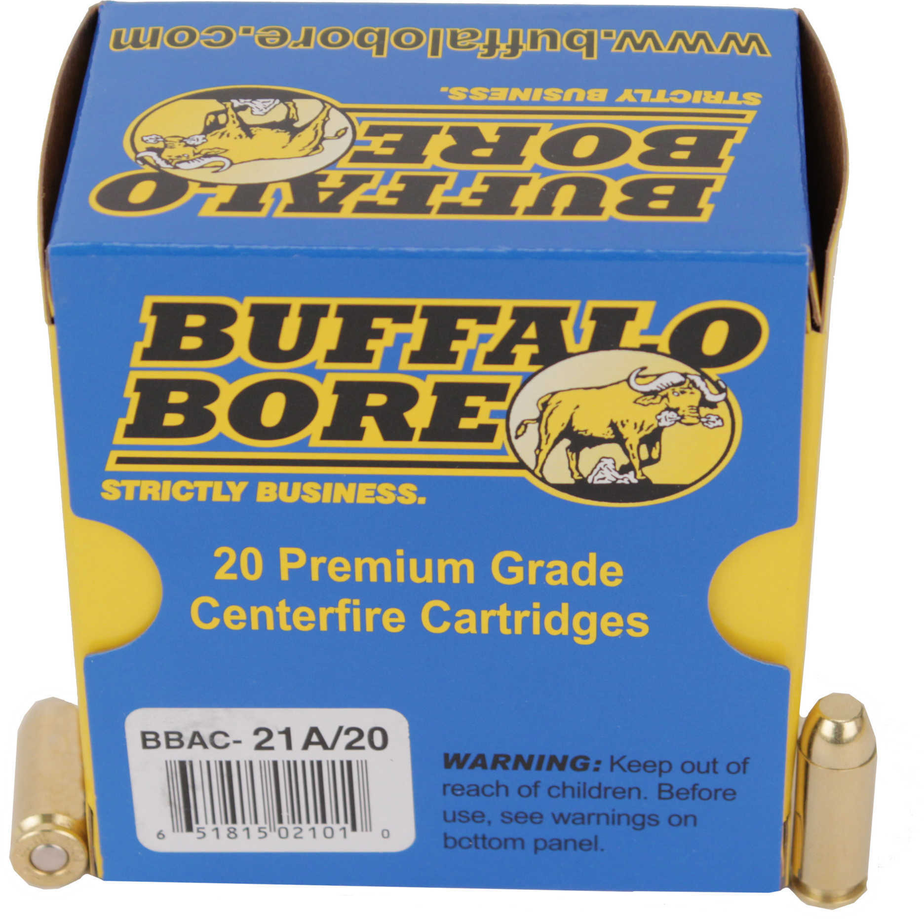 10mm 20 Rounds Ammunition Buffalo Bore 200 Grain Full Metal Jacket