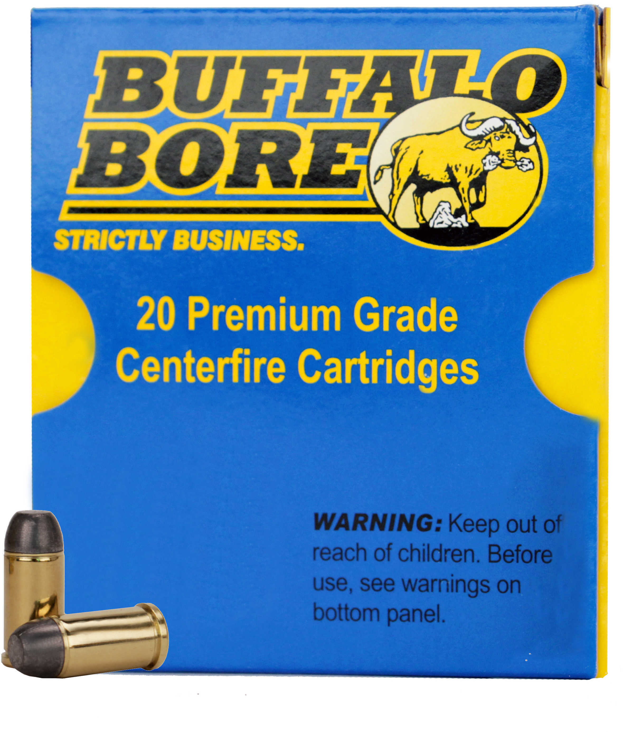 45 Auto Rimmed 20 Rounds Ammunition Buffalo Bore 225 Grain Lead