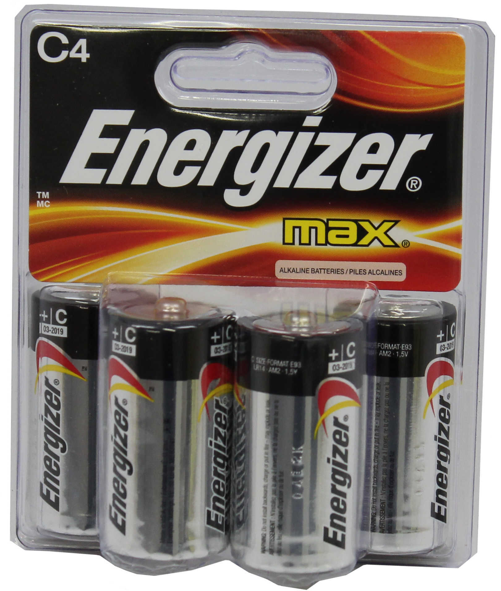 Energizer Premium Max Batteries C (Per 4) E93BP-4