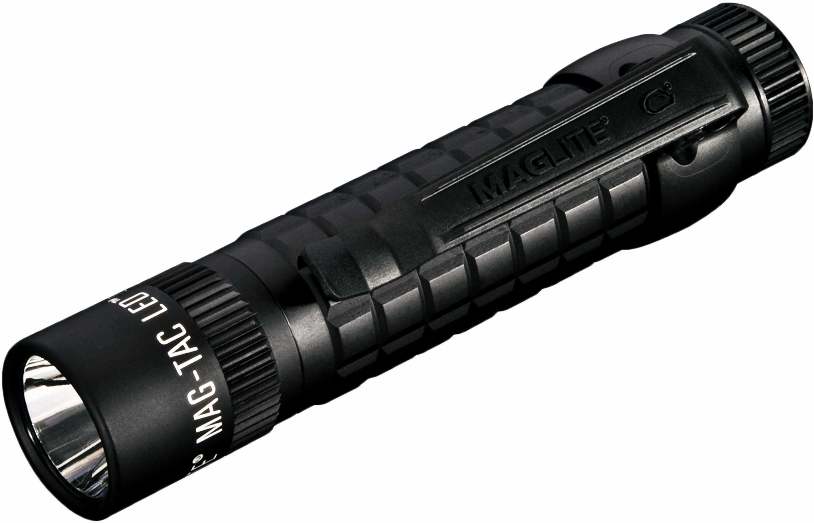 Maglite Mag-Tac Light Matte Black, Blister Pack, Non-Scalloped Head SG2LRE6