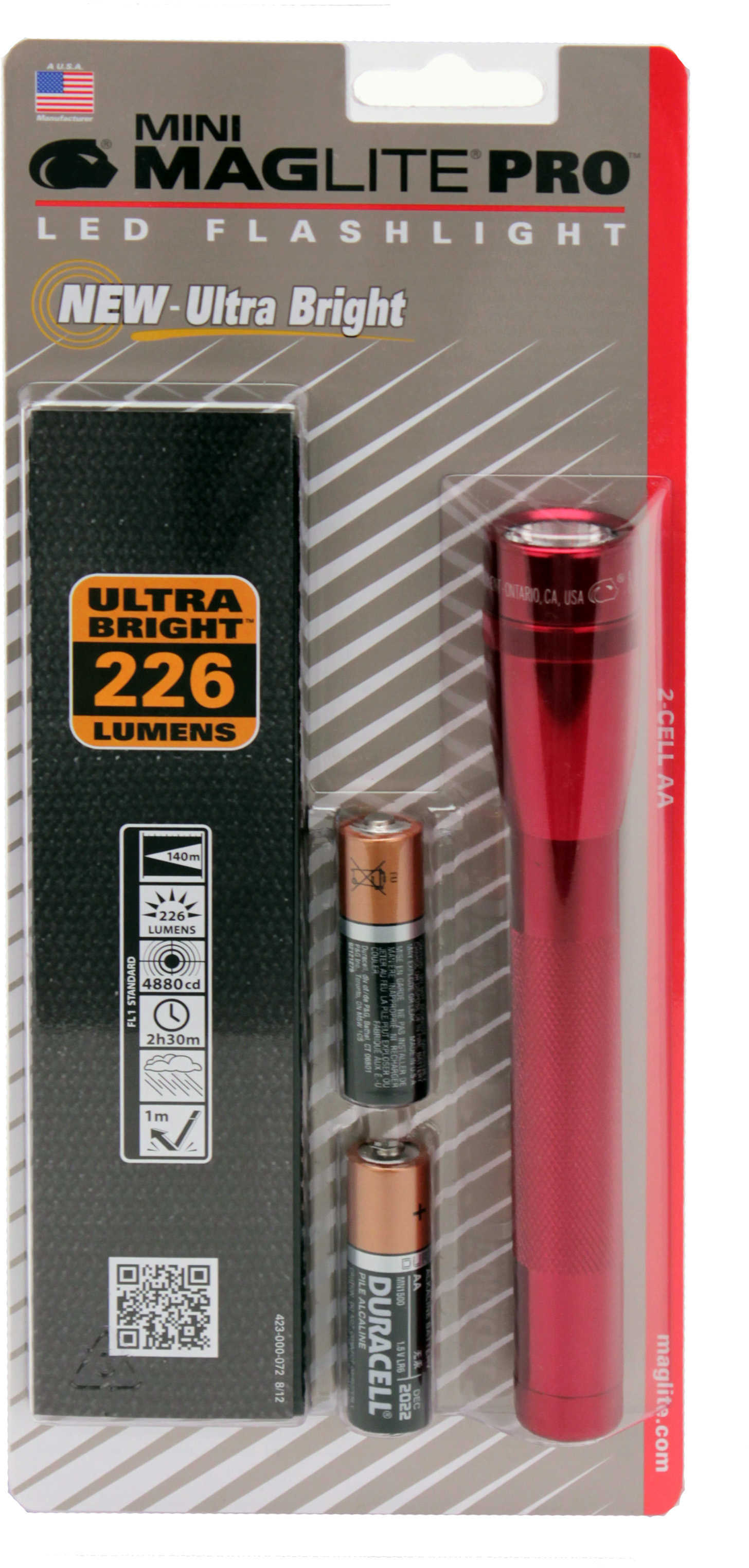 Maglite Mini Mag Led Pro Red SP2P03H