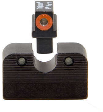 Trijicon 1911 Colt Cut HD Tritium Night Sight Sets Orange Front Outline