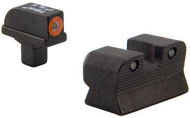 Trijicon 1911 Colt Cut HD Tritium Night Sight Sets Orange Front Outline