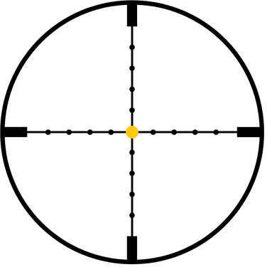 4-16x50mm SFP Green MOA Ranging Crosshair Reticle St Black