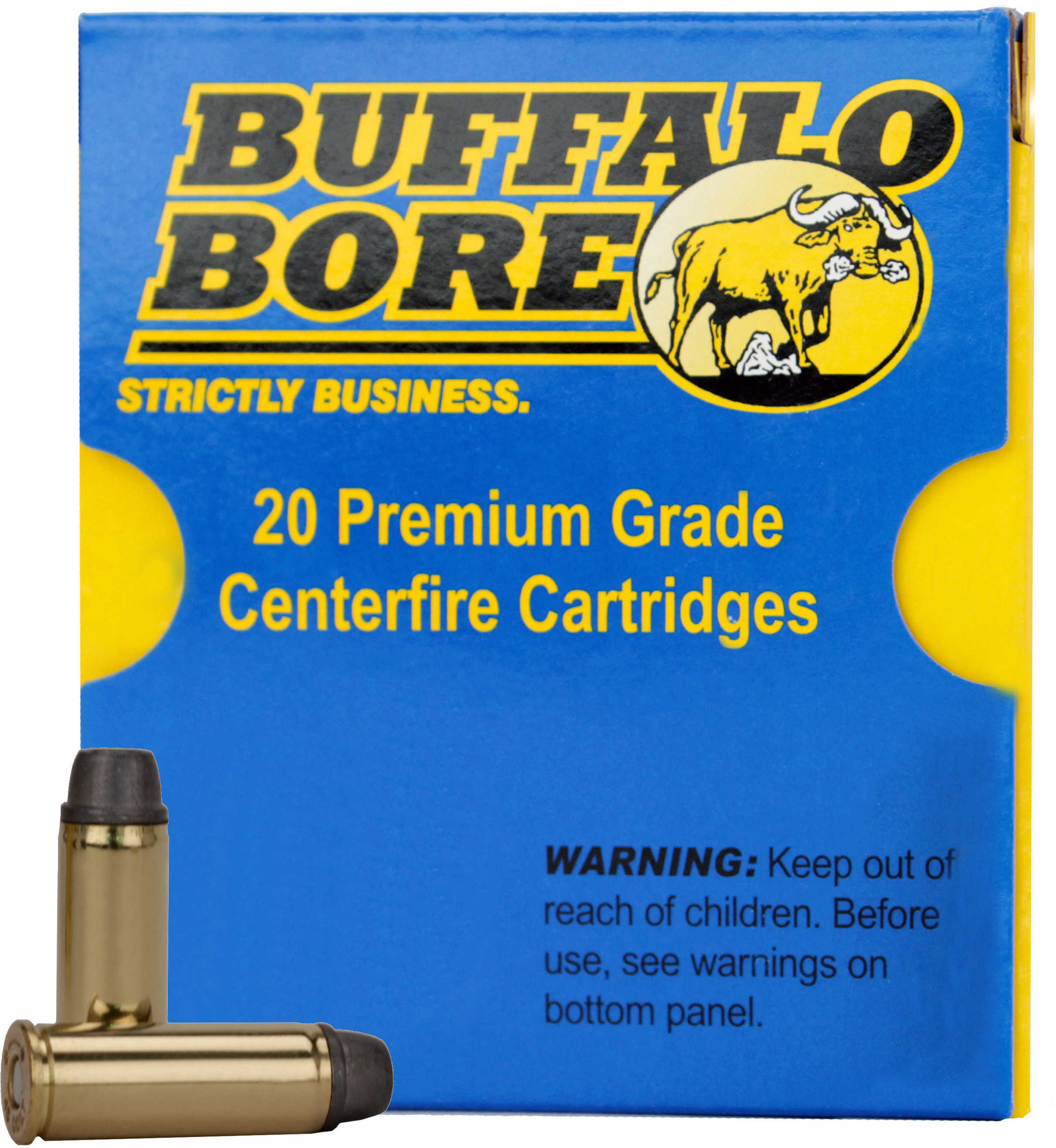 454 Casull 20 Rounds Ammunition Buffalo Bore 360 Grain Lead