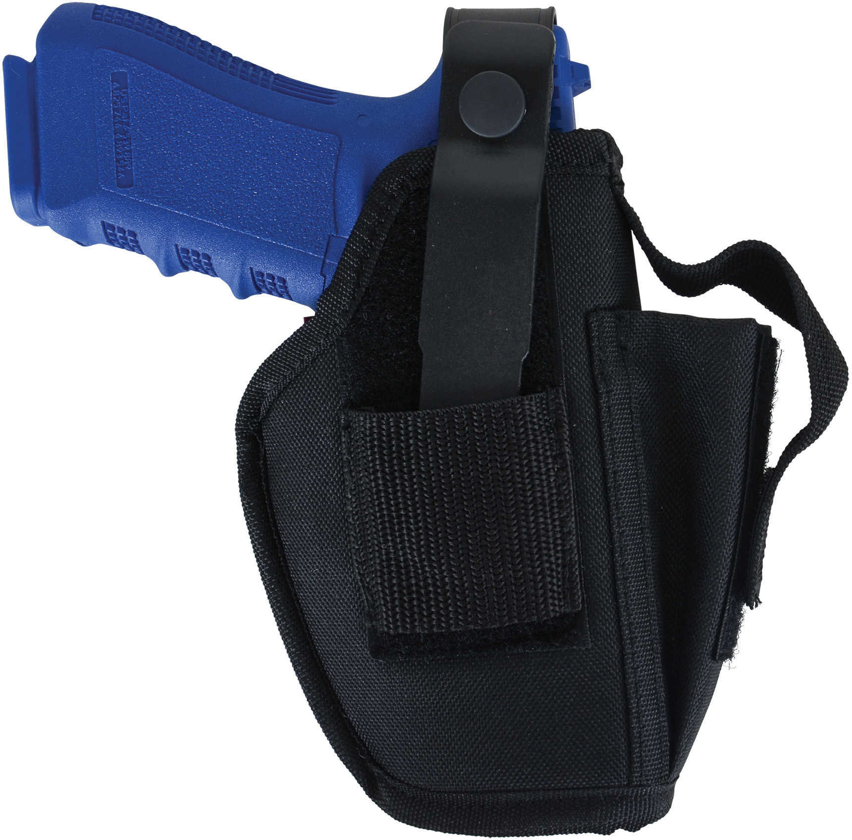 Allen Cases Ambidextrous Hip Holster w/Mag Pouch, Large, Black 44505