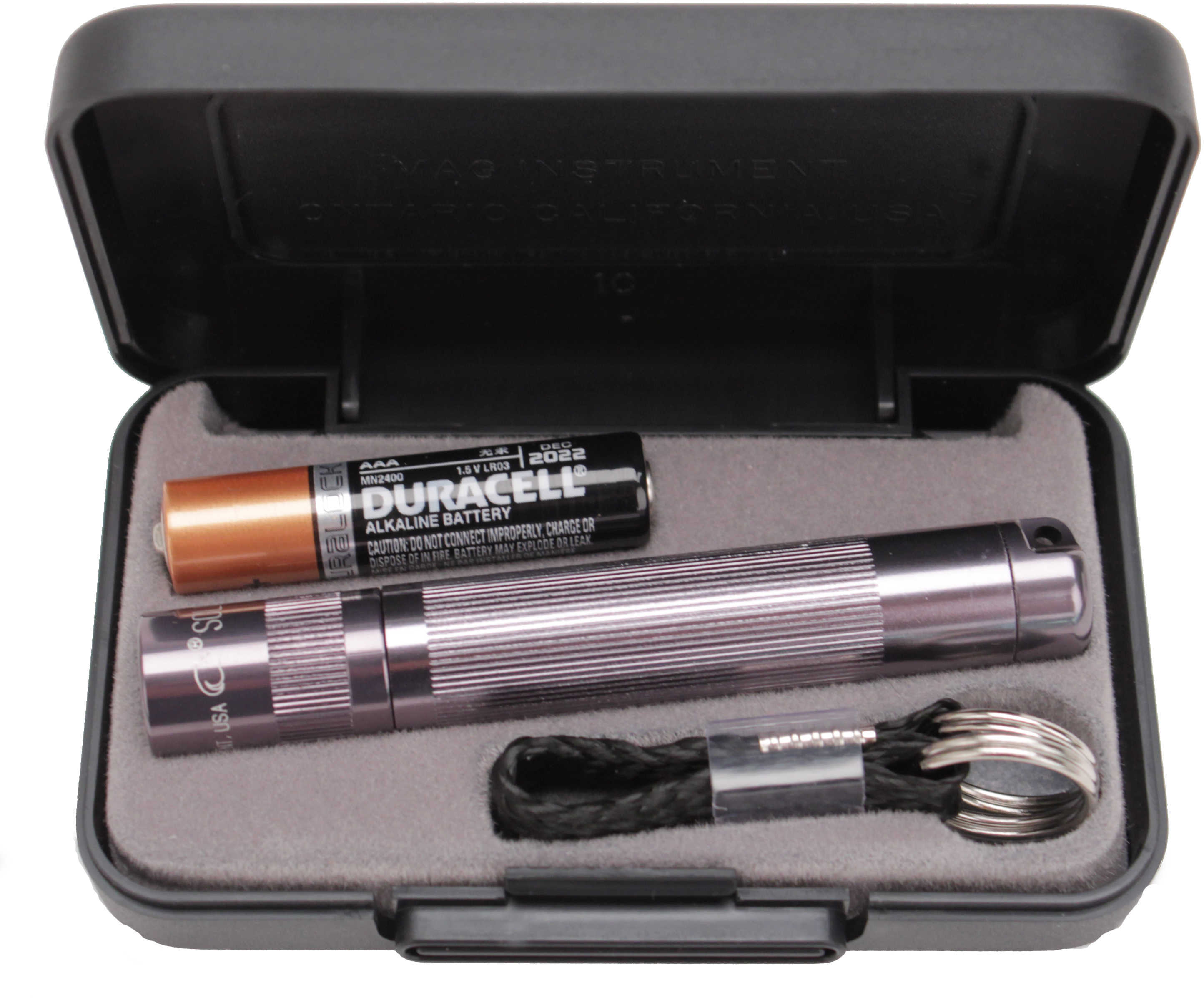 Maglite Solitaire LED Flashlight 1AAA in Gray J3A092