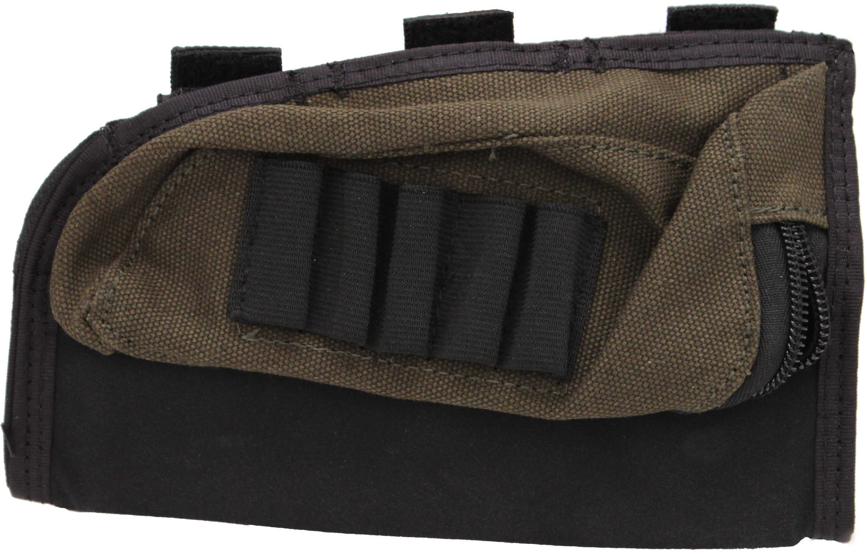 Allen Cases Buttstock Shell Holder And Pouch Green 20550-img-1