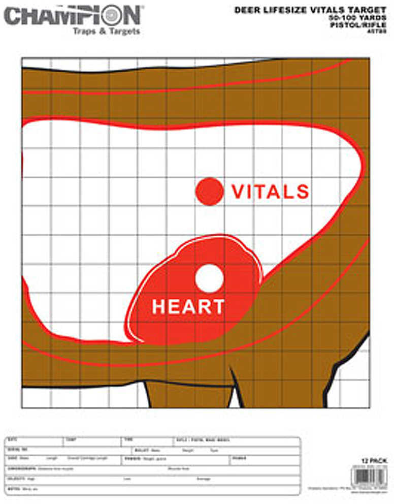 Champion Traps and Targets Deer Vitals 12 Pack 45789