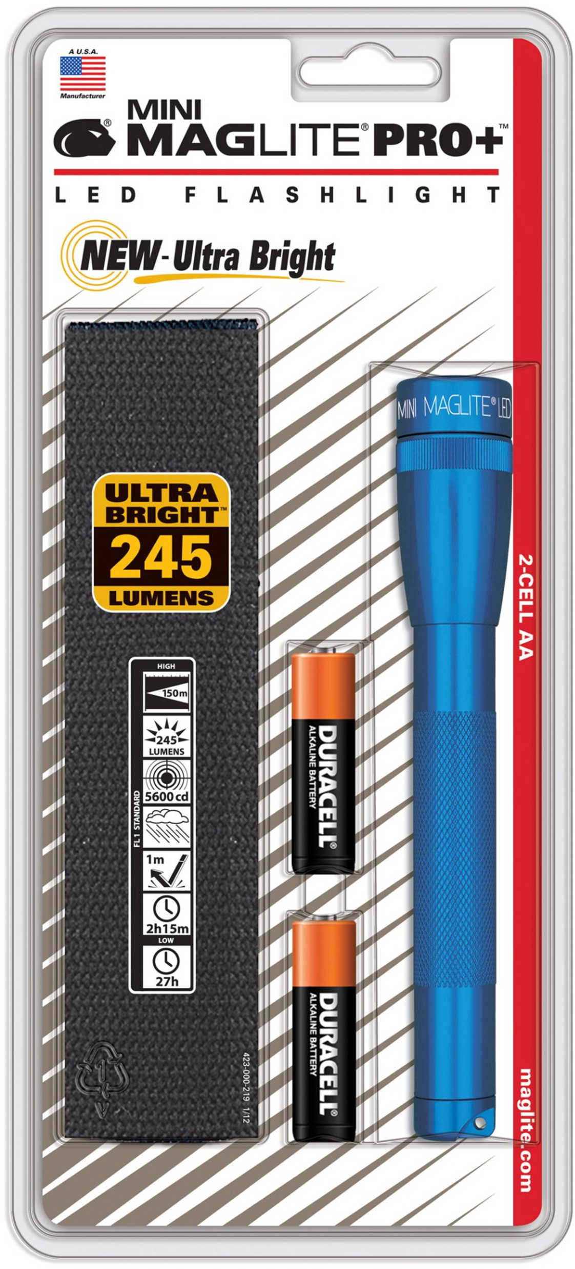 Maglite Mini Mag LED Pro + Blue Md: - Flashlight SP+P11H