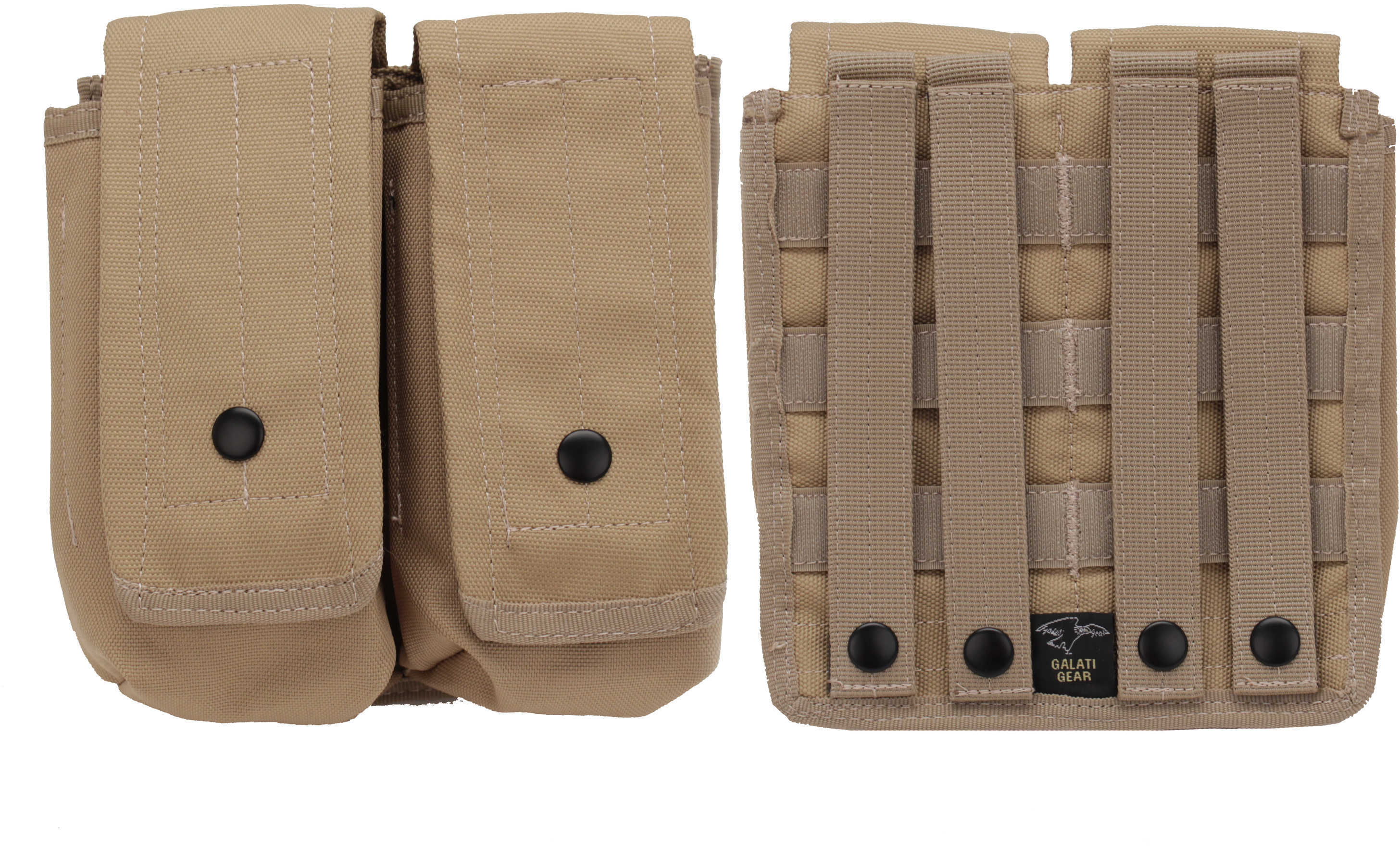 Galati Gear Mag Pouch Molle AR15/AK Double, 30 Round, Tan GLMA319-T