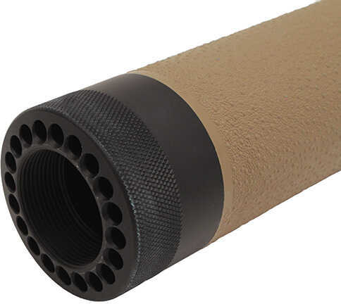 Hogue AR-15 Free Floating Overmolded Forend Rubber Grip Area, Mid-Sized Desert Tan 15324