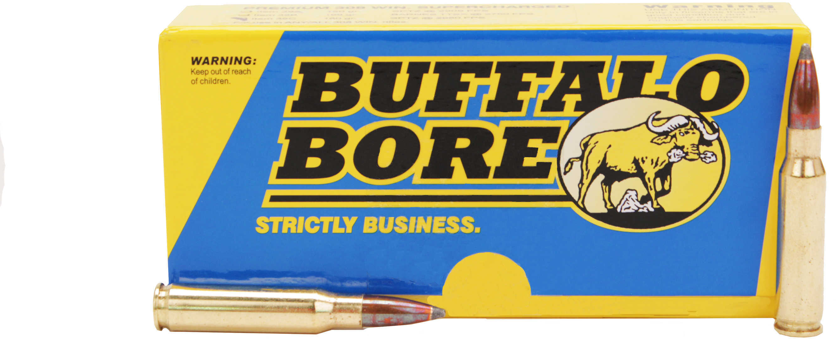 308 Winchester 20 Rounds Ammunition Buffalo Bore 180 Grain Soft Point