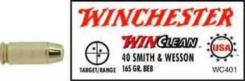40 S&W 50 Rounds Ammunition Winchester 165 Grain Soft Point