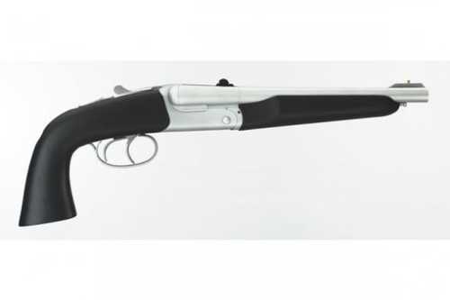 Taylors & Company Howdah Alaskan 45 Colt, 10.25 in barrel, 2 rd capacity, black chrome, coated rubber finish
