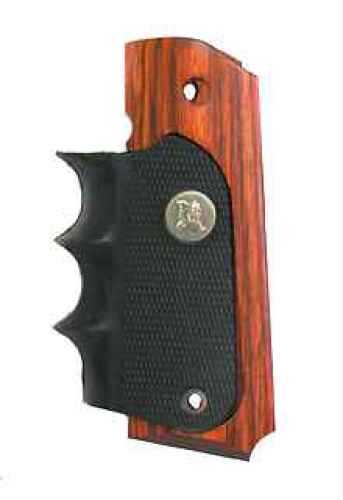 Pachmayr Grip American Legend Fits Colt 1911 Wood/Rubber Black 423