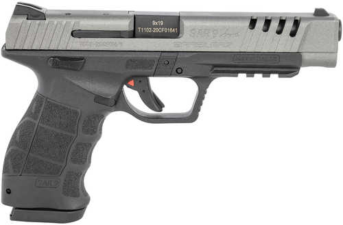 Sar Usa Sar9 Sport Platinum Striker Fire 9mm Pistol 2-17 Round Mags Black Synthetic Grip