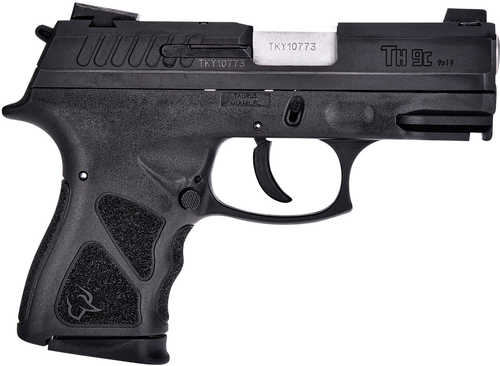 Taurus TH9C Semi-Auto Pistol 9mm Luger 3.54" Barrel (3)-10Rd Mags Novak Drift Adjustable Front & Rear Sights Black Polymer Finish