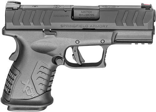 Springfield Armory XD-M Elite Compact OSP Semi-Auto Pistol 10mm Auto 3.8" Barrel (2)-11Rd Mags Right Hand Fiber Optic Front Sights Tactical Rear Black Polymer Finish