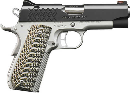 Kimber Aegis Elite Pro Pistol 45 ACP in barrel 9 rd capacity satin silver stainless steel finish