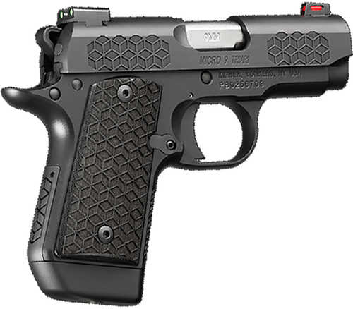 Kimber Micro 9 Triari Pistol 9 mm 3.15 in barrel, 7 rd capacity, black linen micarta finish