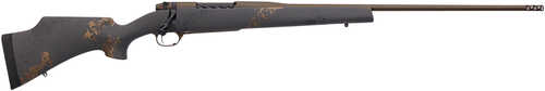 Weatherby Mark V Camilla Ultra Lightweight Compact Bolt Action Rifle 243Win 22" Barrel 4Rd Capacity Right Hand Black with Smoke & Gold Sponge Accents Synthetic Finish