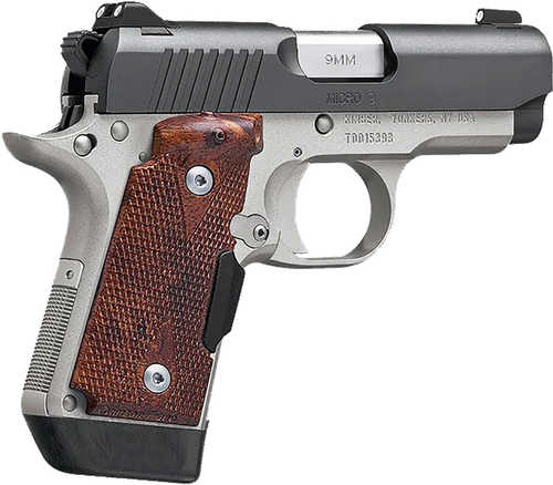 Kimber Micro 9 Pistol mm 3.15 in. barrel 7+1 rd. Laser Grip Two-Tone black finish