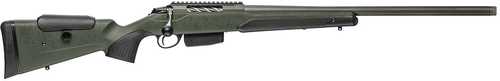 TIKKA T3X SUPER VARMINT 300 Win Mag Rifle 23.7 in barrel 5 rd capacity optic ready sight Black Webbed Green synthetic finish