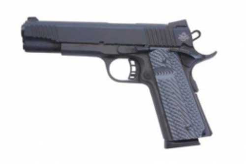 Rock Island M1911 Standard FS 45 ACP 5 in. barrel 8+1 capacity Black Parkerized Steel Beavertail Frame Serrated Slide G10 Grip