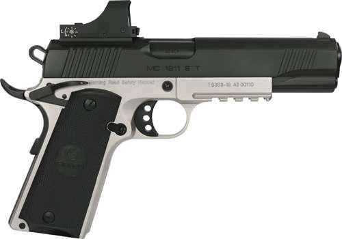 European American Armory Hammer Fired Semi-Auto pistol, Cammander Sized 1911, 4.4 in barrel, 9 rd capacity, black synthetic finish