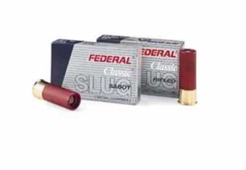12 Gauge 5 Rounds Ammunition Federal Cartridge 2 3/4" 438 Gr Slug #Slug