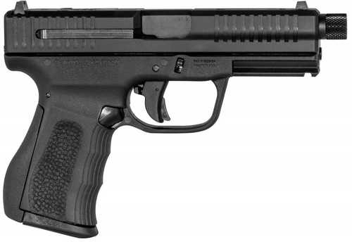 FMK Firearms Mach 9 mm Luger pistol, 4.5 in barrel, 14 rd capacity, black, polymer finish