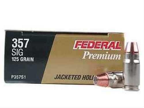 357 Sig 50 Rounds Ammunition Federal Cartridge 125 Grain Hollow Point