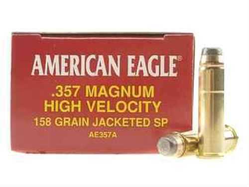 357 Magnum 50 Rounds Ammunition Federal Cartridge 158 Grain Soft Point