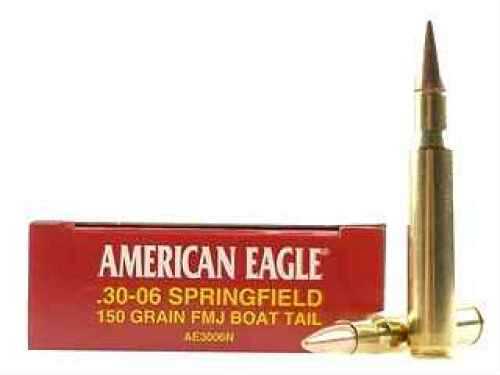Federal American Eagle 30-06 150 Grain Boat Tail 20 rounds Ammunition AE3006N