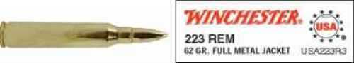 Winchester USA Target 223 Rem 62 gr Full Metal Jacket (FMJ) 20 Round Box