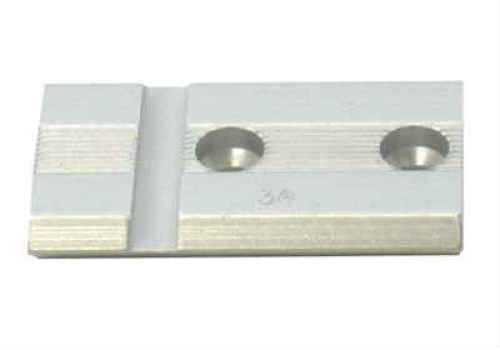 Weaver 36S Detach Top Mount 2 Piece Base Silver Rear Interarms Howa, Moss 1500 48005