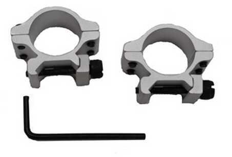 Millett Sights 1" Detachable Rings Low, Silver DT00901