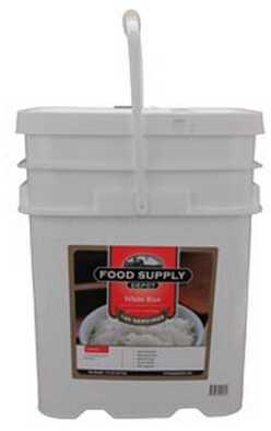 Food Supply Depot 12 Pouch Bucket White Rice 90-04260