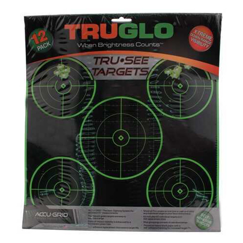 Truglo Target 5-Bull 12X12 12 Pack TG11A12