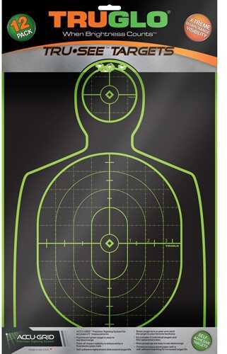 Truglo Handgun Target 12x18" 12 Pack TG13A12